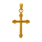Treasure Deal- 24K Yellow Gold Cross Pendant
