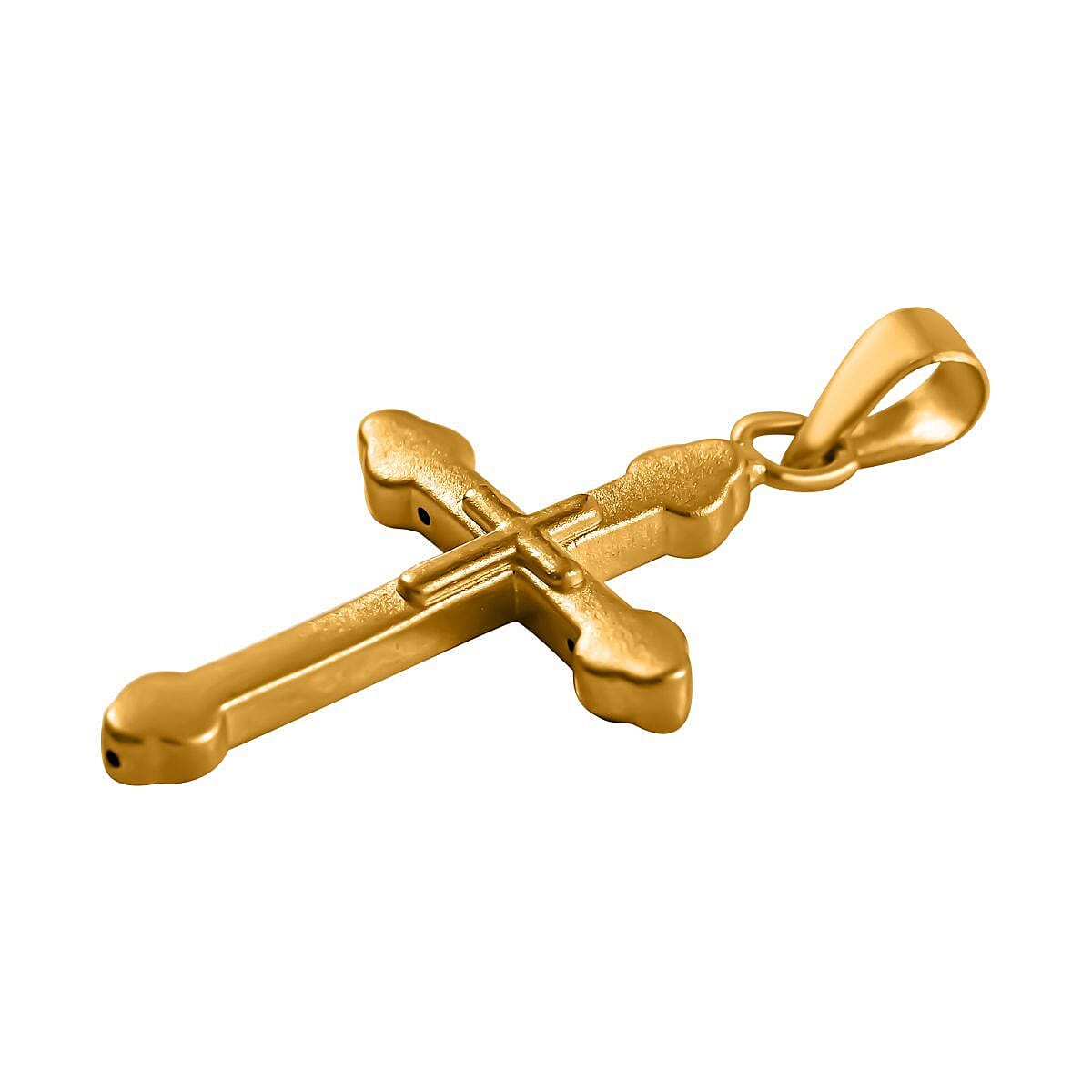 Treasure Deal- 24K Yellow Gold Cross Pendant 7683058 4