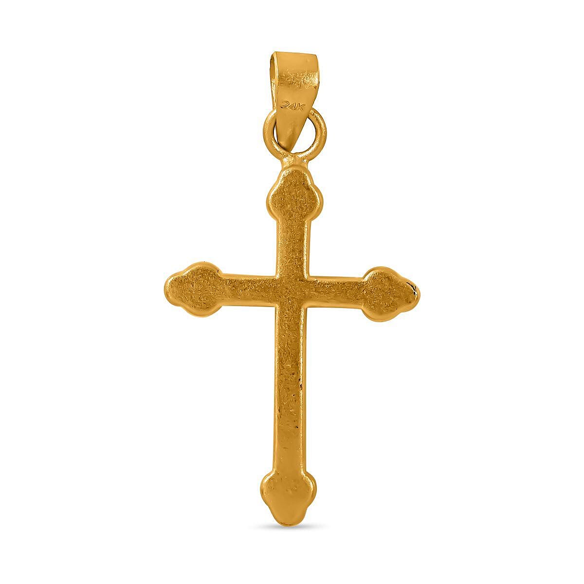 Treasure Deal- 24K Yellow Gold Cross Pendant 7683058 5