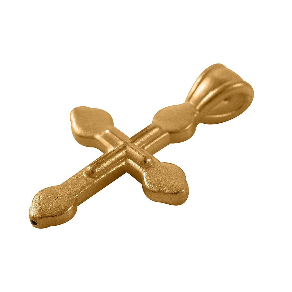 One Time Deal - 24K Yellow Gold (99% Purity) Cross Pendant 7891842 3