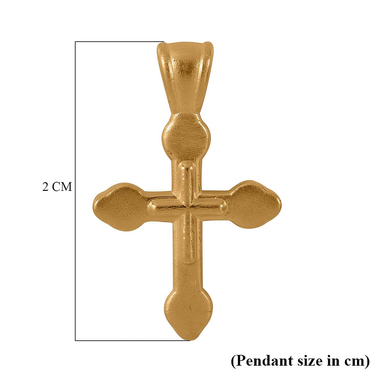One Time Deal - 24K Yellow Gold (99% Purity) Cross Pendant 7891842 5