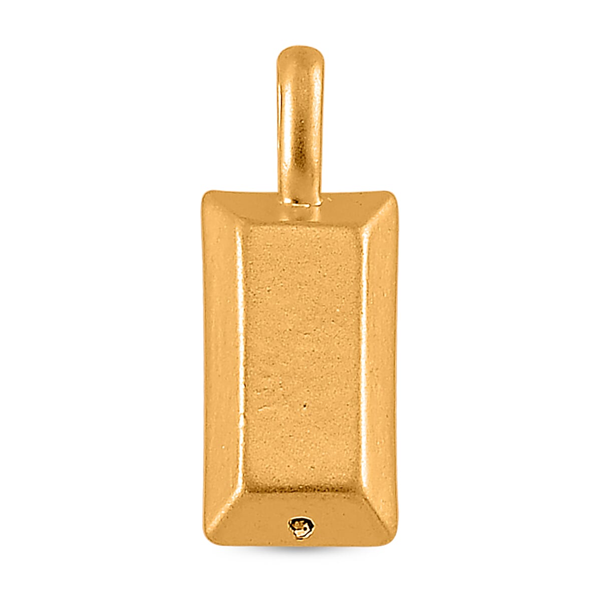 First Time Ever - 24K Yellow Gold Ingot Bar Pendant (99.9 % Purity) 7832632 0