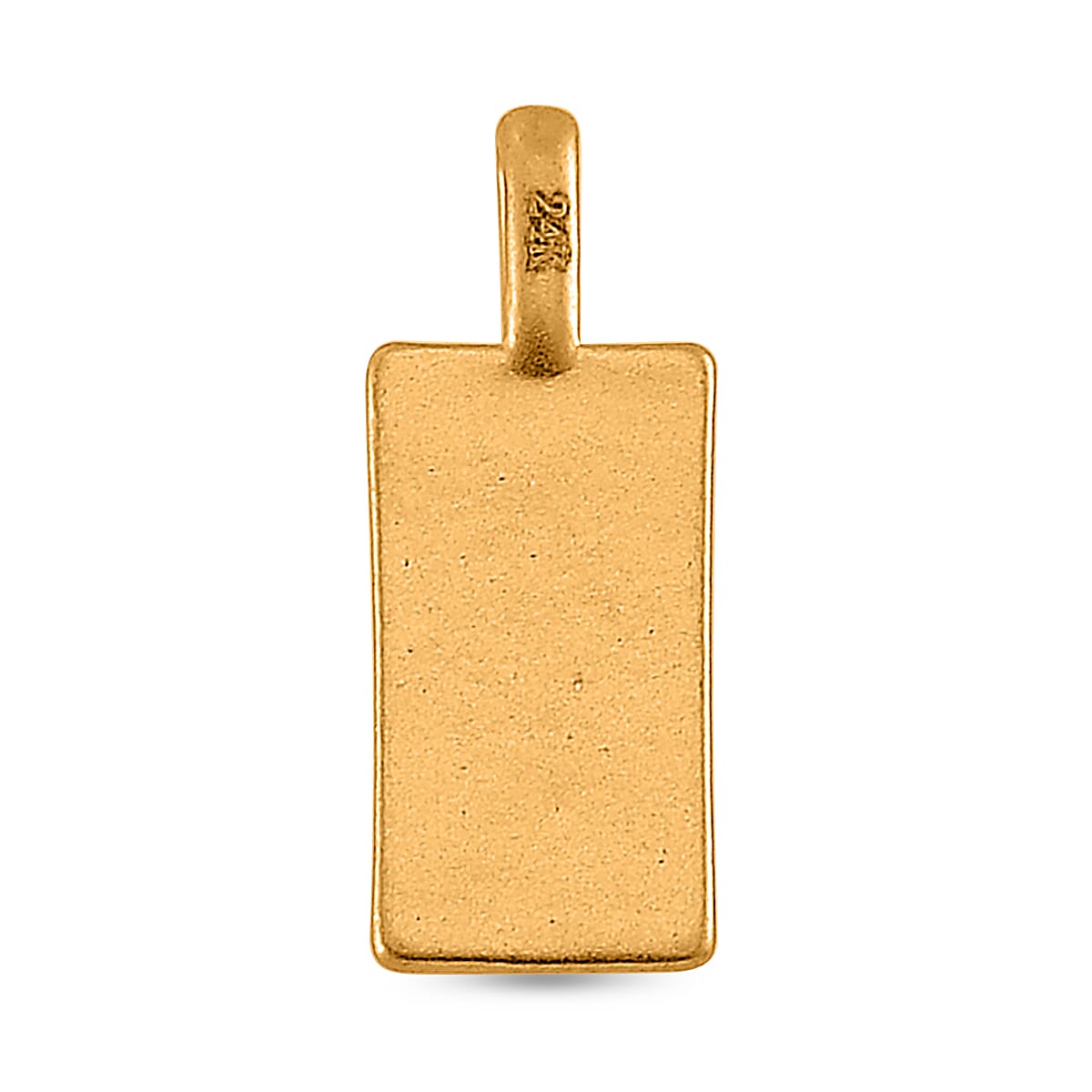 First Time Ever - 24K Yellow Gold Ingot Bar Pendant (99.9 % Purity) 7832632 5