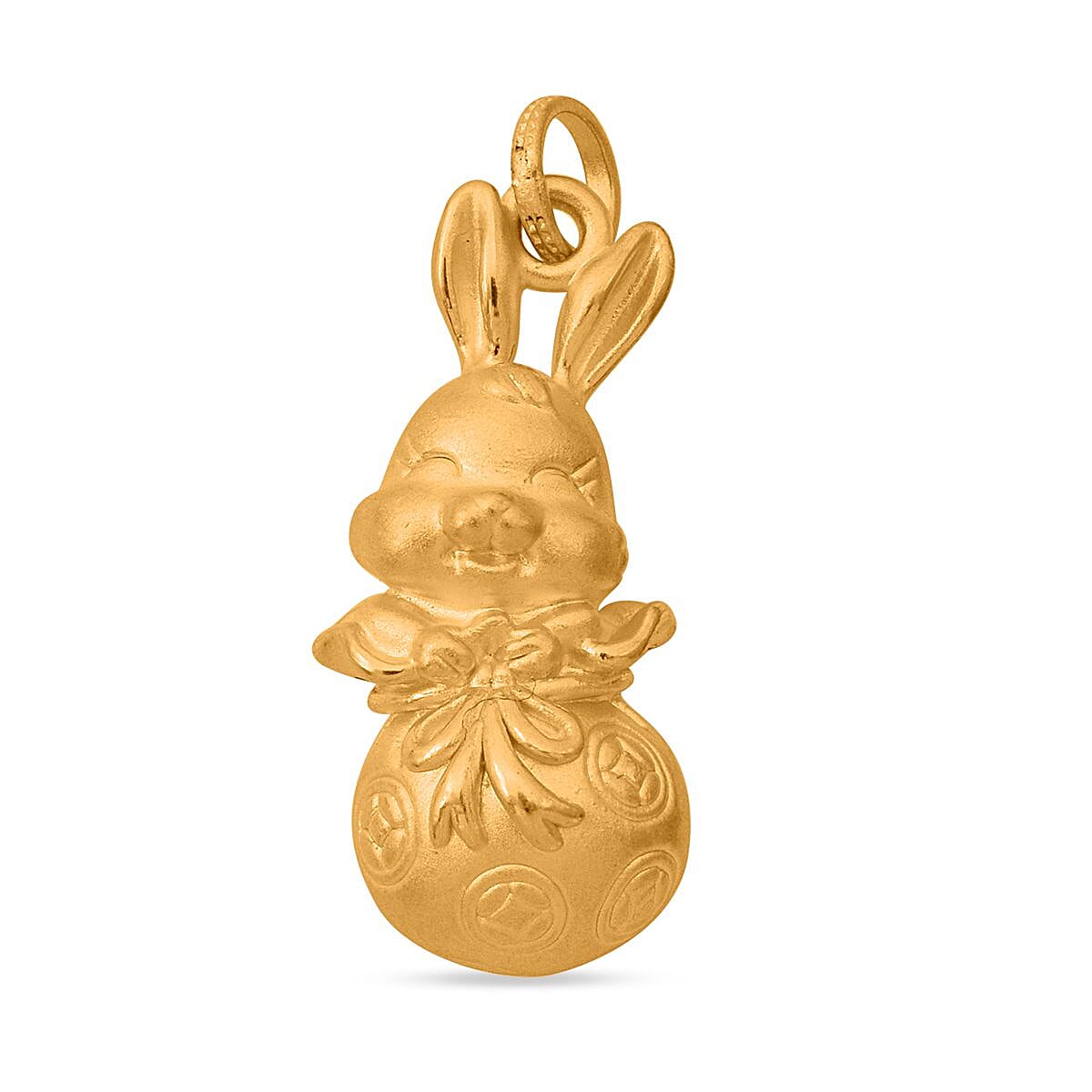 New Arrival - 24K Yellow Gold Rabbit Pendant 7991129 0