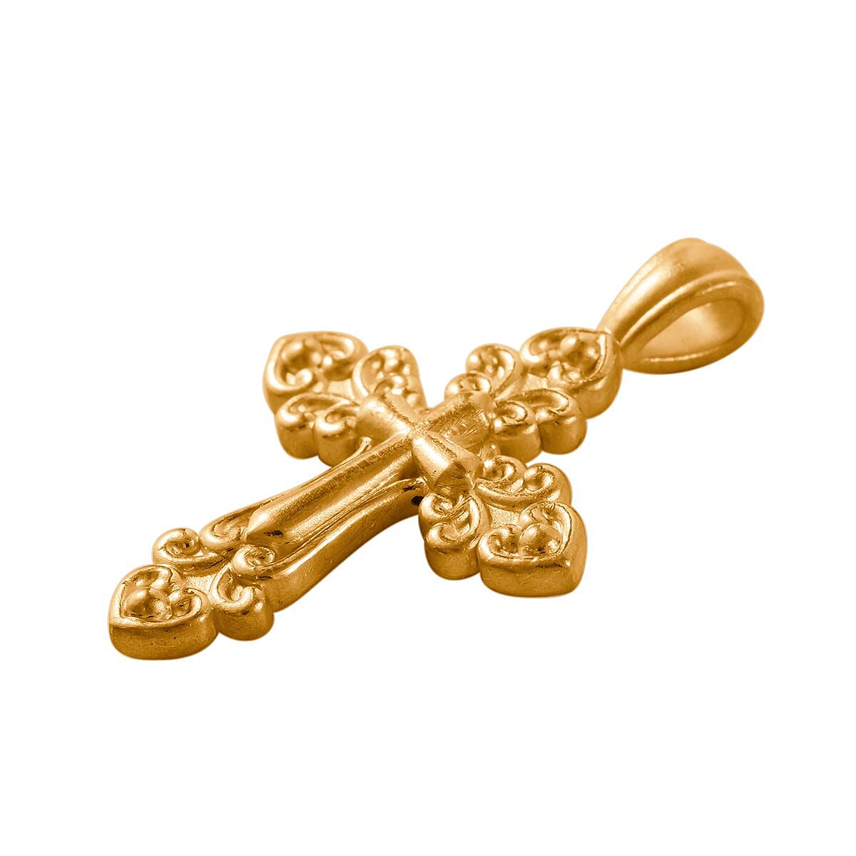 24K Yellow Gold Cross Pendant 1 Gms 7954586 3