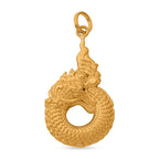 24K Yellow Gold Dragon Pendant, Gold Wt. 1.30 Gms.