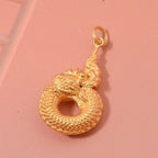 24K Yellow Gold Dragon Pendant, Gold Wt. 1.30 Gms.