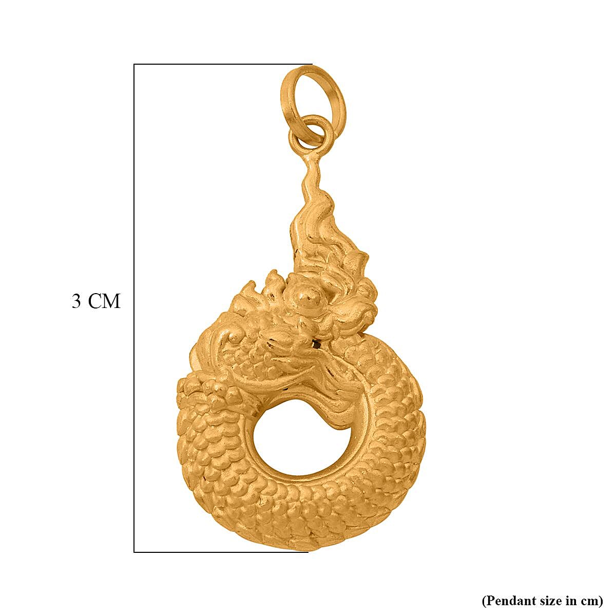 24K Yellow Gold Dragon Pendant, Gold Wt. 1.30 Gms. 7991128 5