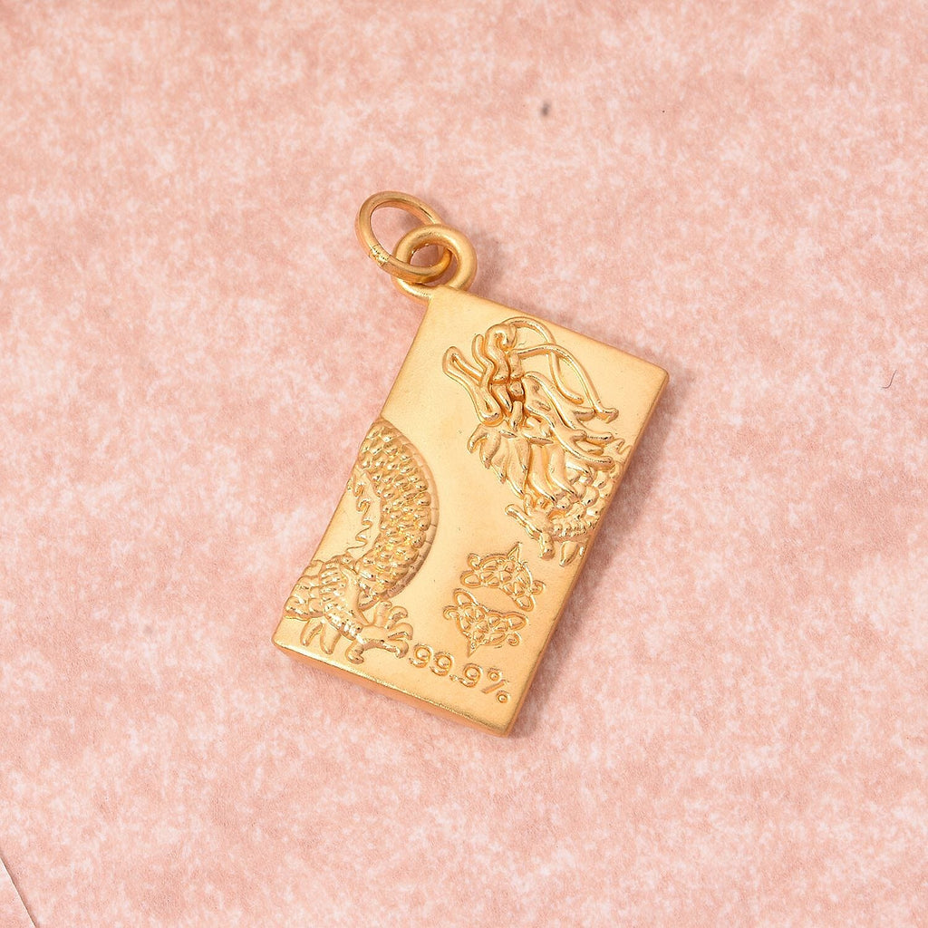 24K Yellow Gold Standard Pendant