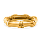 24K Yellow Gold (99.9% Gold Purity) Bamboo Ring