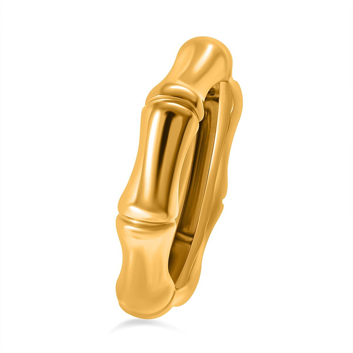 24K Yellow Gold (99.9% Gold Purity) Bamboo Ring 7756665 4