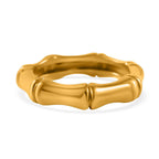 24K Yellow Gold (99.9% Gold Purity) Bamboo Ring