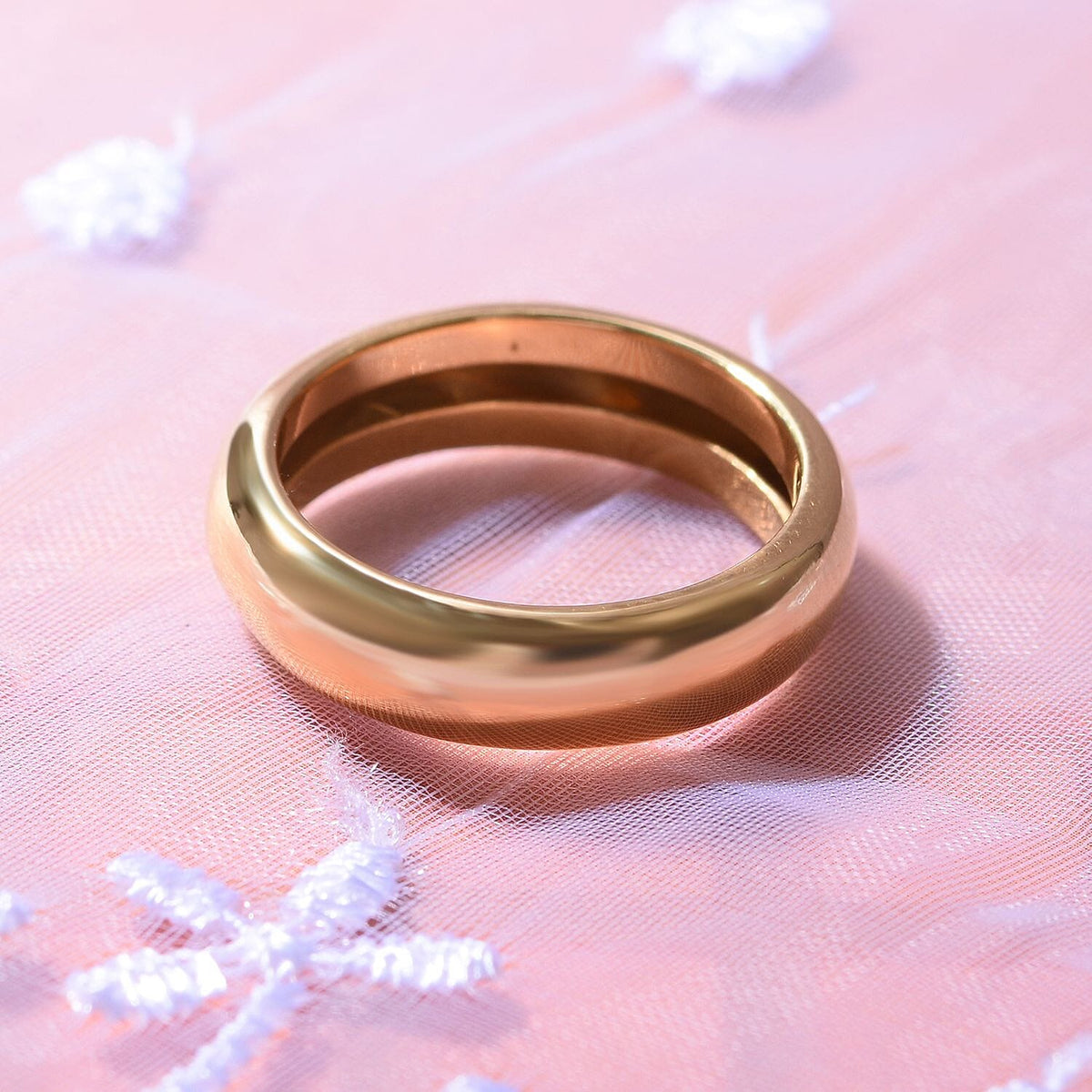First Time Ever - 24K Yellow Gold Band Ring (99.9% Gold Purity) 7756656 1