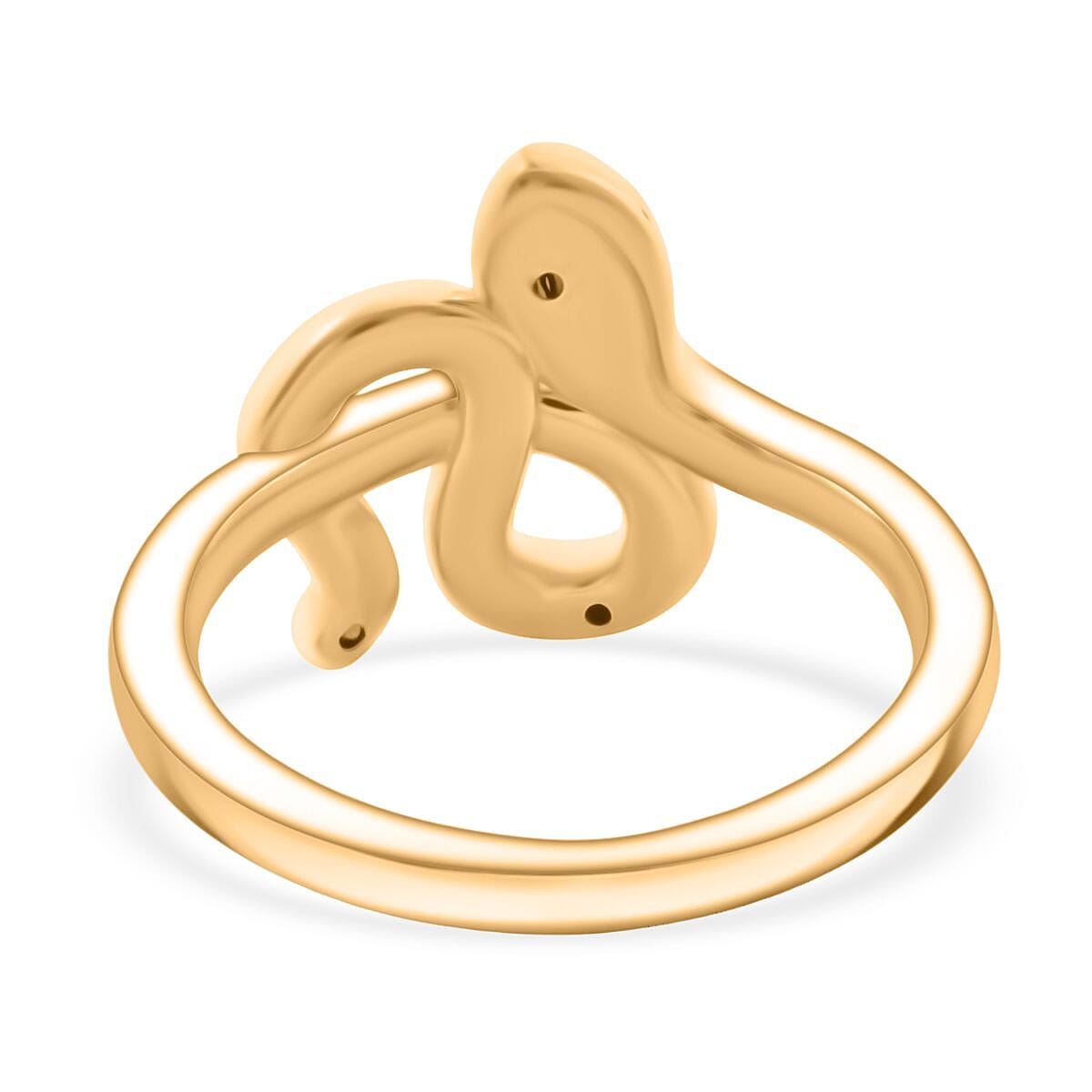24K (99.99% Purity) Yellow Gold Serpent Ring 8133295 16
