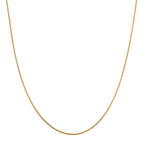 24K Gold ( 99.99 % Purity) SOLID Spiga Necklace (Size 24 Adjustable) with Lobster Clasp, Gold Wt. 8.53 Gms.