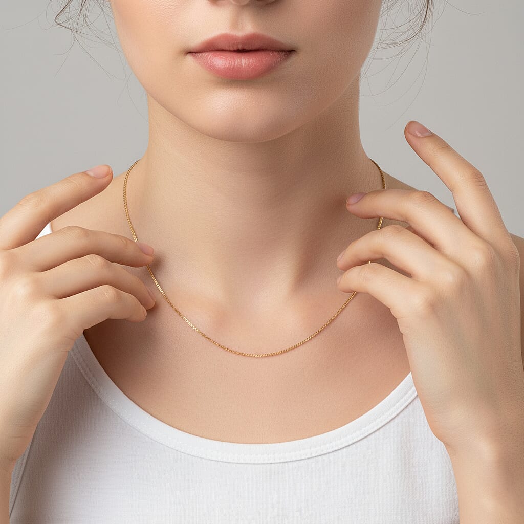 24K Gold ( 99.99 % Purity) 1.1MM Solid Spiga Necklace with Lobster Clasp Adjustable 24 Inch 8354708 3