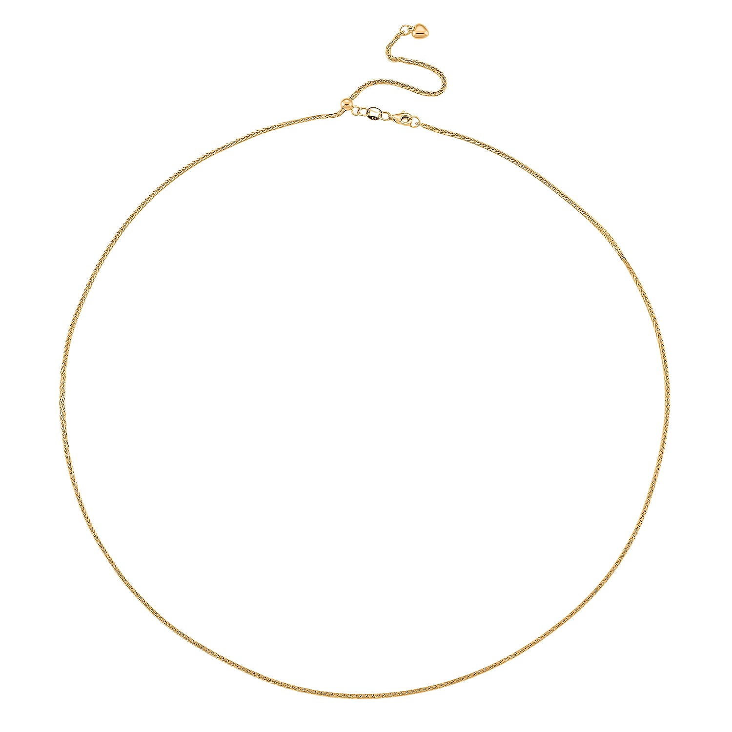 24K Gold ( 99.99 % Purity) 1.1MM Solid Spiga Necklace with Lobster Clasp Adjustable 24 Inch 8354708 4