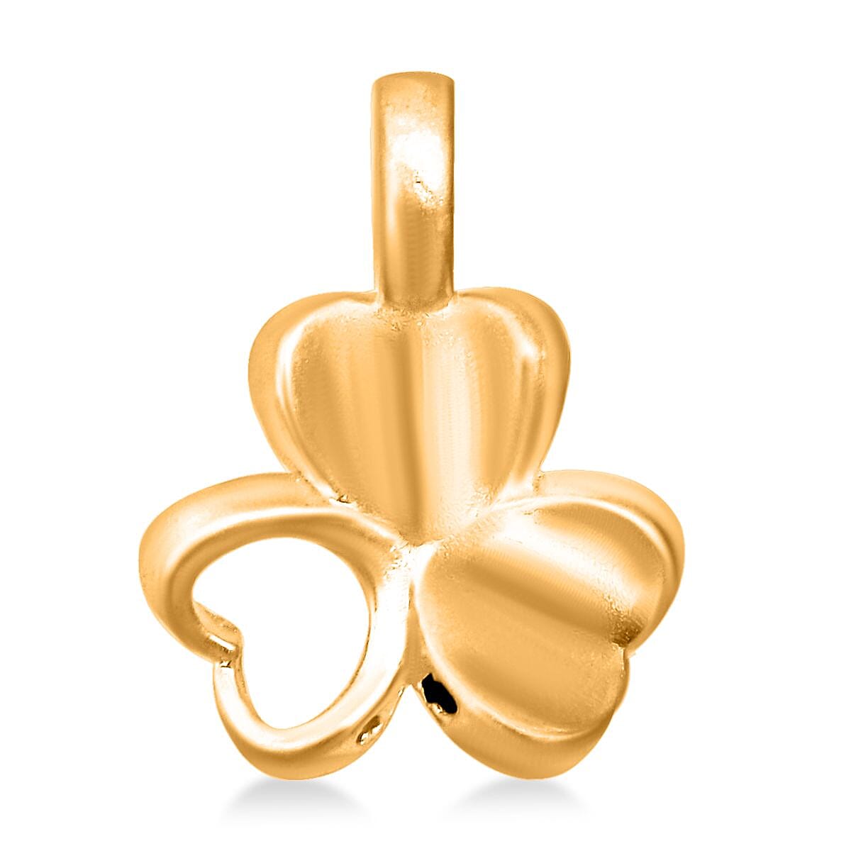 24K Yellow Gold Triple Flower Pendant 8297270 0