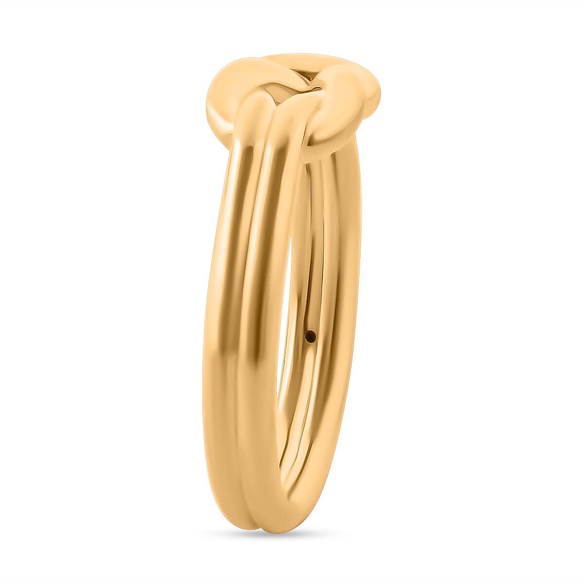 24K Yellow Gold Knot Ring 8269454 3