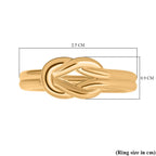 Designer Inspired - 24K Yellow Gold (99.99% Purity) Knot Ring