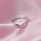 Royal Bali Collection - Platinum Overlay Sterling Silver Wishbone Ring_2599143_1