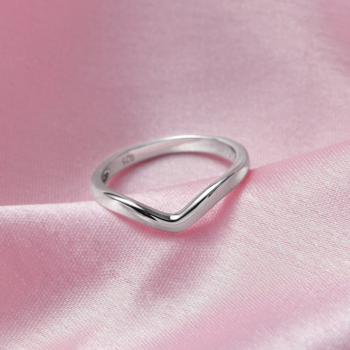 Wishbone Ring in Yellow Gold Plated Sterling Silver 2599143 2