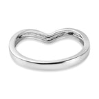 Royal Bali Collection - Platinum Overlay Sterling Silver Wishbone Ring_2599143_4