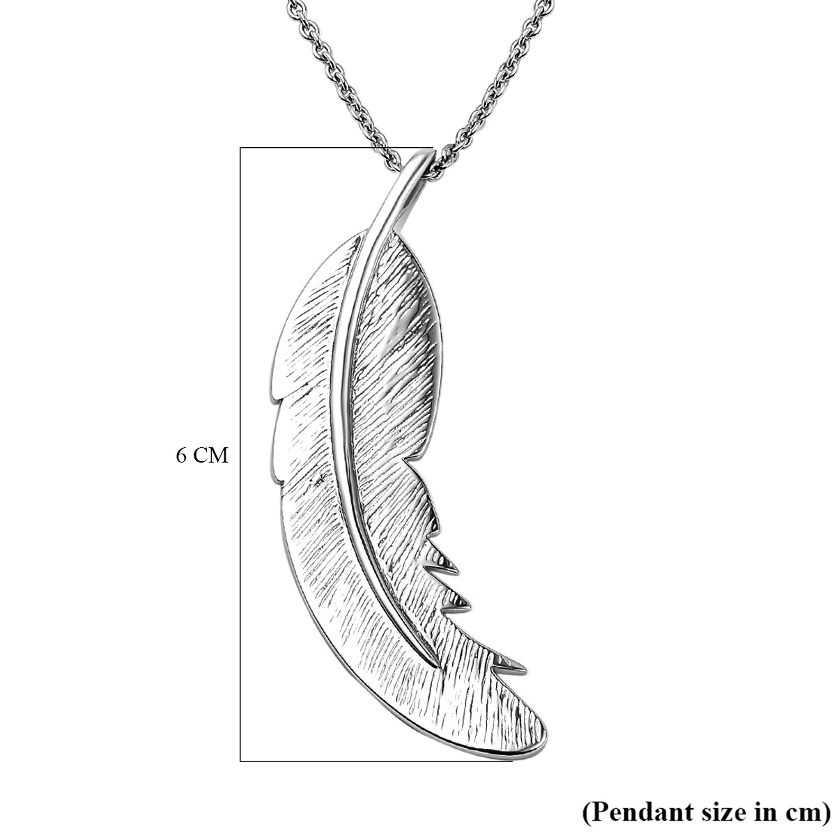 RACHEL GALLEY Rhodium Overlay Sterling Silver Pendant, Silver Wt. 13 Gms 2815475 6