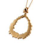 GP - Natural Diamond & Blue Sapphire Pendant with Chain (Size 20) in 18K Vermeil Yellow Gold Plated Sterling Silver 0.54 Ct._2844923_4