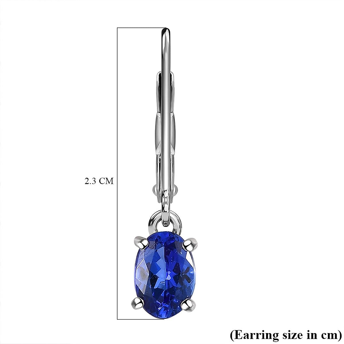 RHAPSODY 1.5 Carat AAAA Tanzanite Solitaire Lever Back Earrings in Platinum 2897574 5