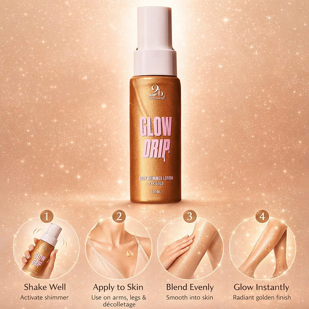 2bTanned Glow Drip - 24K Gold - 100ml