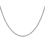 9K White Gold  Chain (Size - 24),  Gold Wt. 5.3 Gms