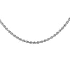 9K White Gold  Chain (Size - 24),  Gold Wt. 5.3 Gms