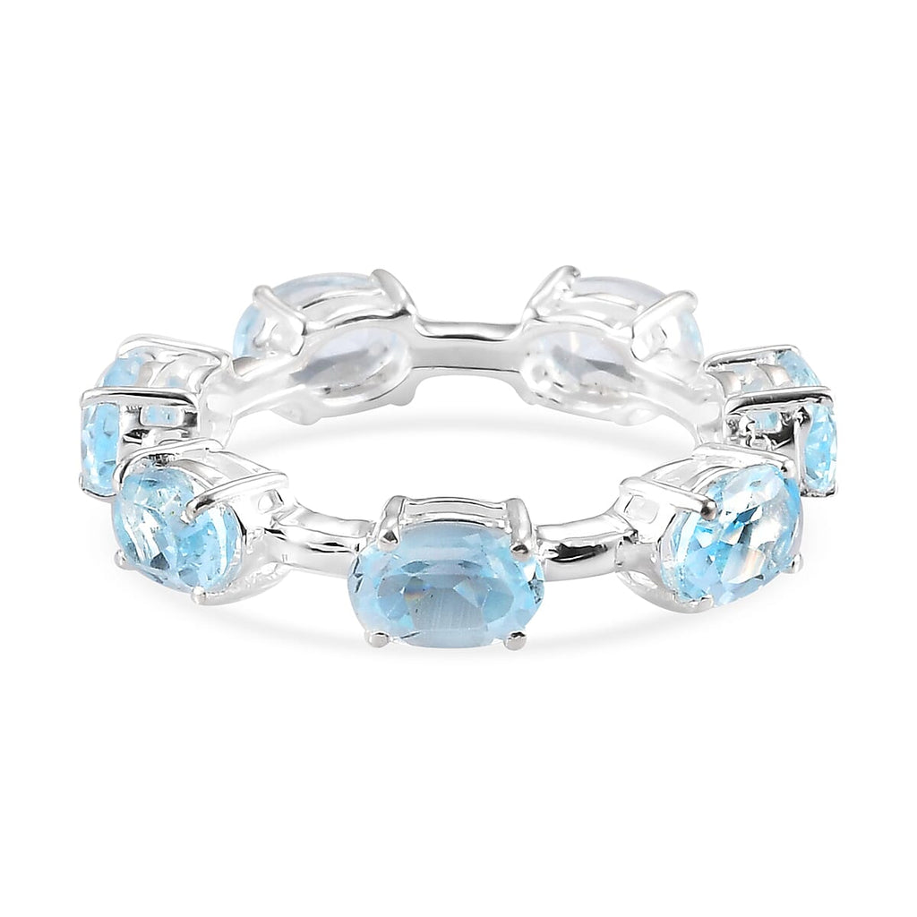 Sky Blue Topaz Ring in Sterling Silver 3.0 Ct.