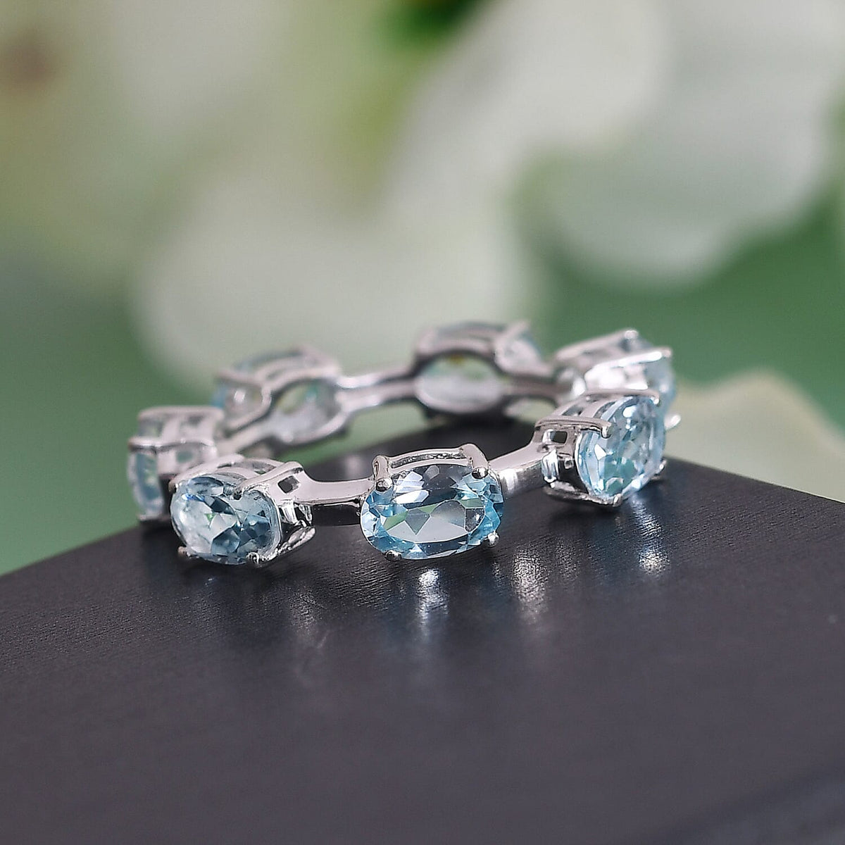 3 Ct Sky Blue Topaz Ring in Sterling Silver 3862656 2