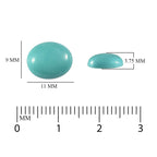 Sleeping Beauty Turquoise Oval 11x9 - 3.10 Ct.