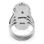 Santa Fe Collection - Spiny Turquoise Ring in Sterling Silver