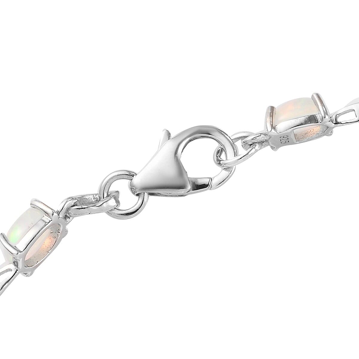 3 Ct. Ethiopian Opal Bracelet in Platinum Plated Sterling Silver 3840932 4