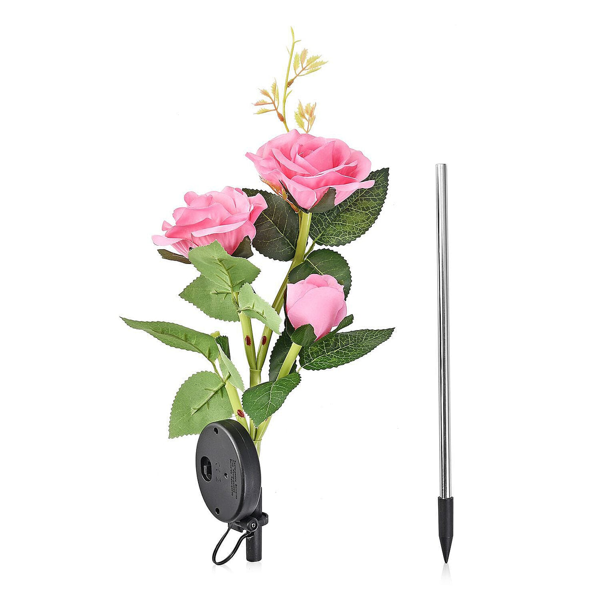 3 Heads Solar LED Light for Outdoor (Size 80cm) - Pink 7264638 0
