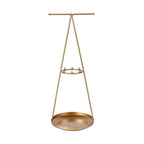 3 Layer Cone-Shaped Jewellery Rack (Size 37x15x15 Cm) - Gold