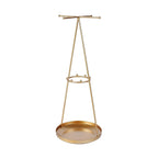 3 Layer Cone-Shaped Jewellery Rack (Size 37x15x15 Cm) - Gold