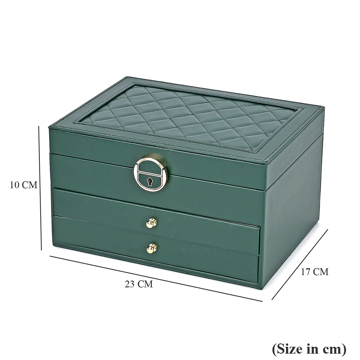 3-Layer Jewellery Box with Lock and Key V32603766 15