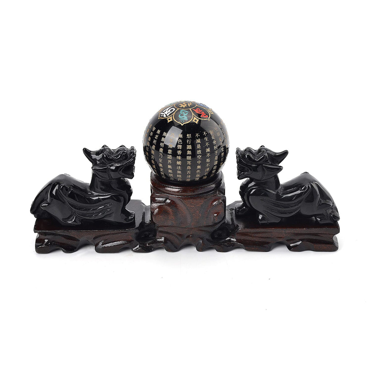 3 Piece Set - Black Obsidian Accessories and Stone Bracelet 11715 Ct. 4322659 5