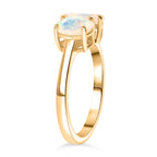 3 Piece Set - D'Joy Ethiopian Opal Earring, Ring & Pendant with Chain (Size 20) in 18K Vermeil Yellow Gold Plated Sterling Silver 2.93 Ct.