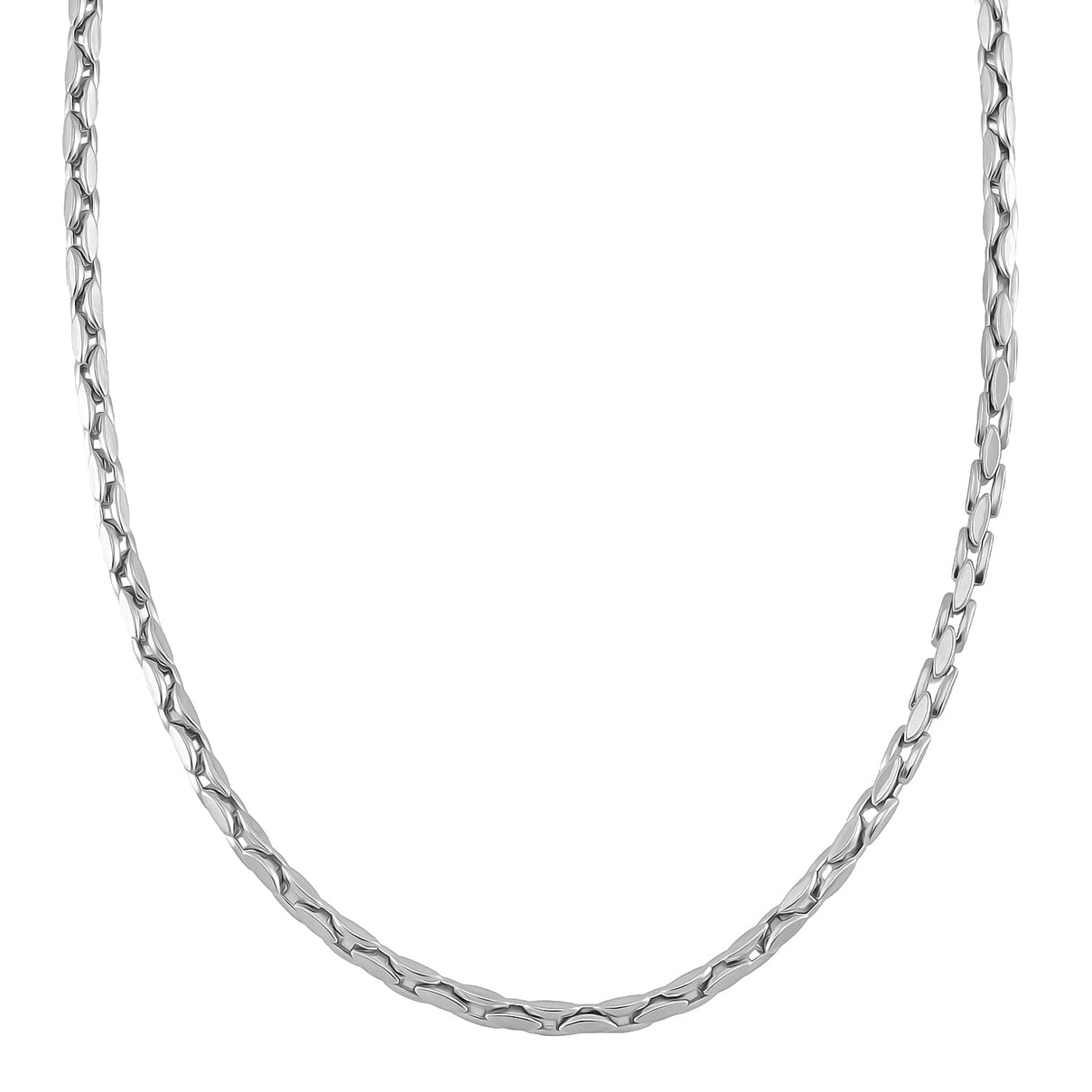 3 Piece Set - Panther Link Necklace (Size 20-2) Bracelet (Size 7.5-2) &amp; Earrings with Clasp 4332238 3