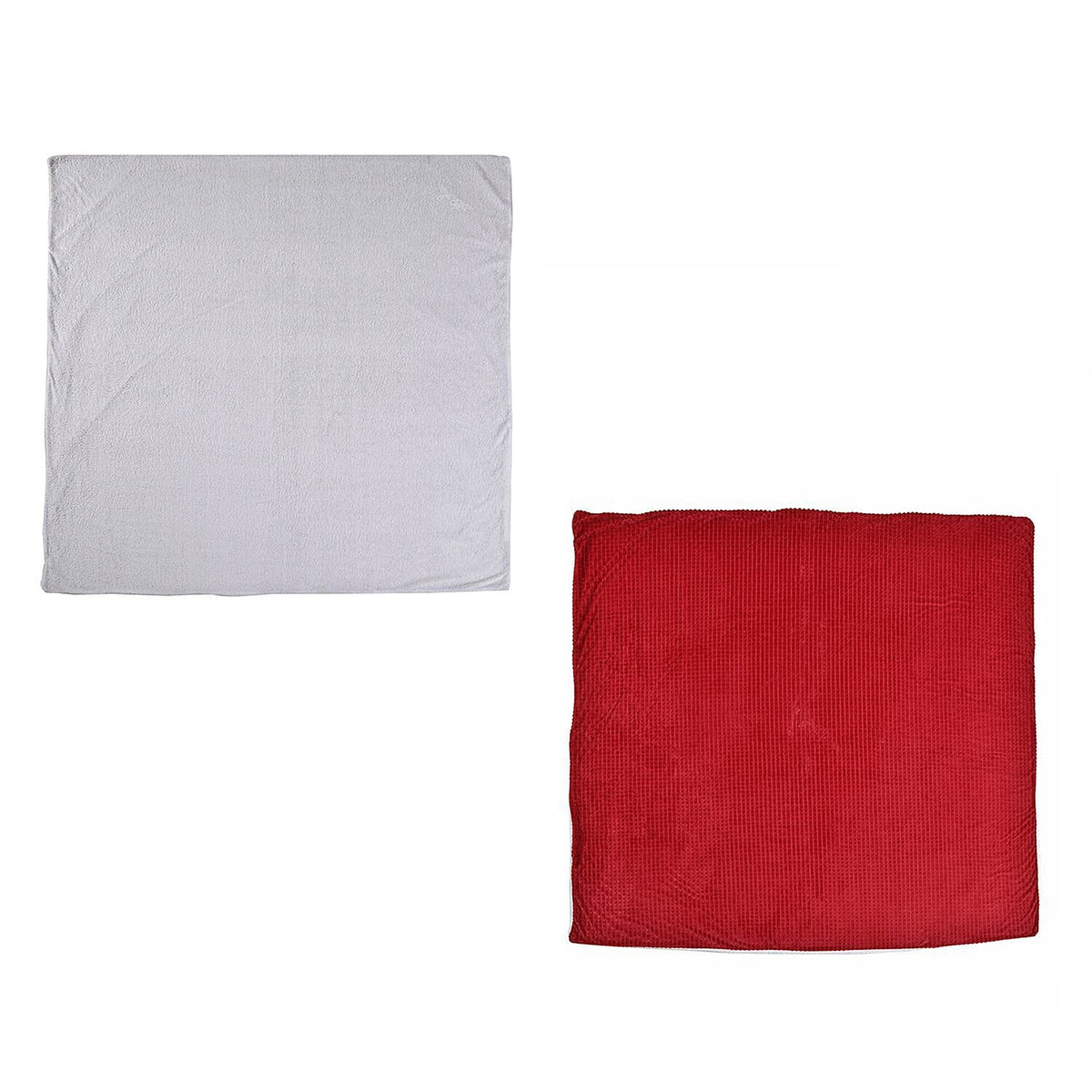3 Piece Set - One Time Closeout - Extra Warm Sherpa Duvet Cover with 2 Pillowcases (Double Size) - Red 7231543 5