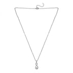 Lustro Stella- 3 Piece Set - Cubic Zirconia Necklace (Size 20-2) and Adjustable Bracelet (Size 6-8) and Earrings