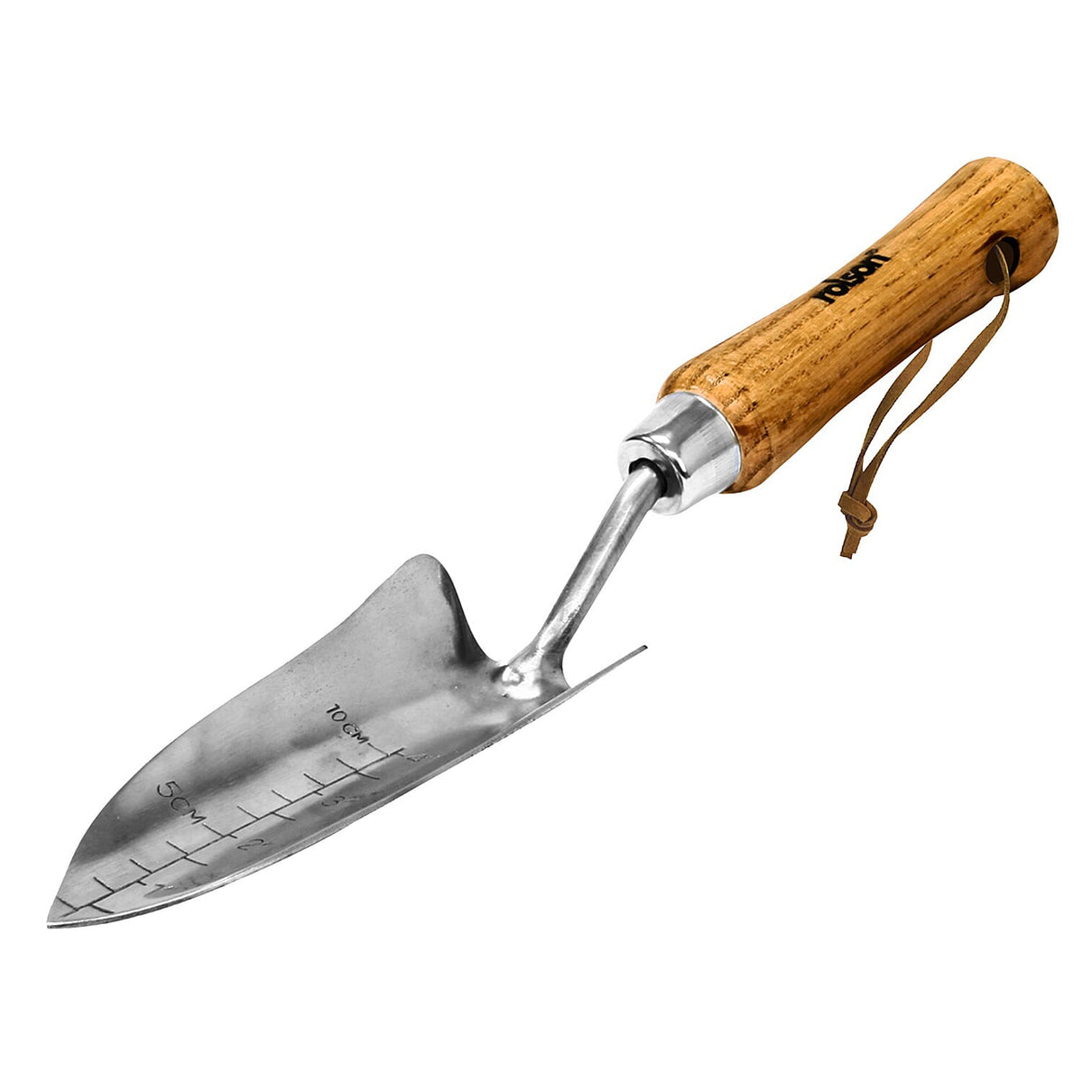 3 Piece Stainless Steel Garden Tool Set With Ash Handle Cdu, Stainless Steel Hand Fork, Stainless Steel Transplanter 7689855 3