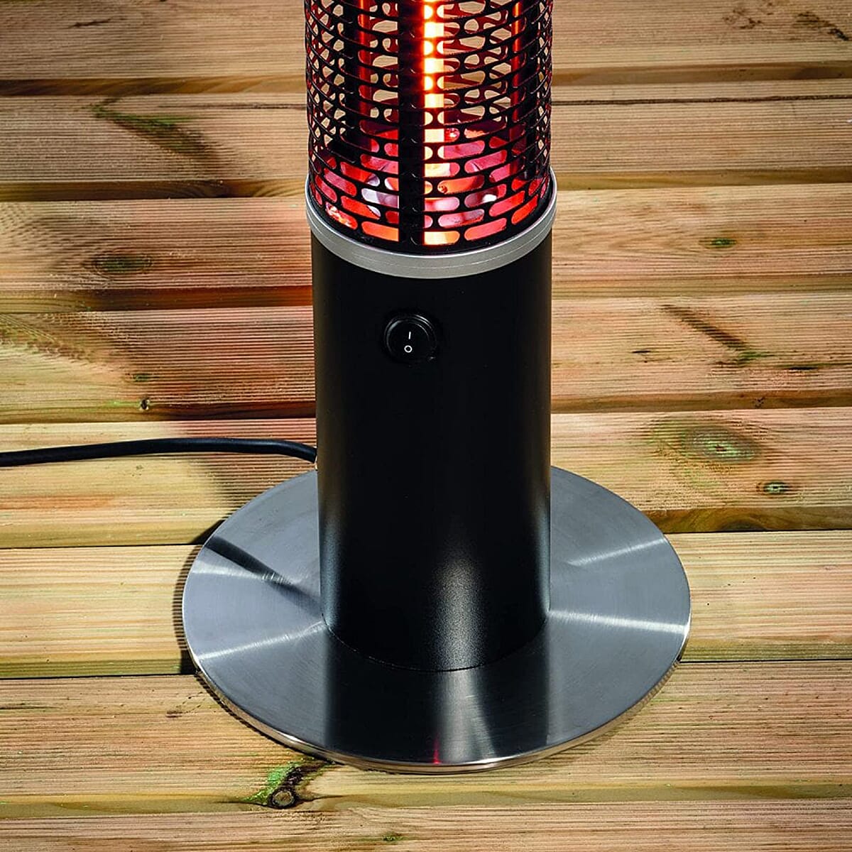 Daewoo 3-in-1 Light Up Patio Tower Heater with Bluetooth Speaker 8035821 2