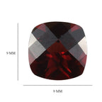 A Mozambique Garnet Cushion 9x9mm - 3.18 Ct